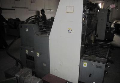 二手日本原裝濱田四開單色膠印機展示與細節(jié)解析